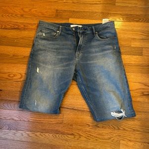 Calvin Klein distressed jeans
